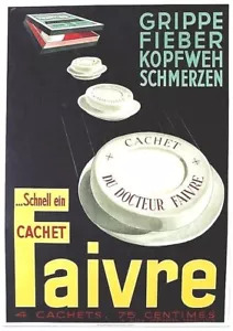 Original vintage poster SWISS PAIN RELIEF FAIVRE c.1935 - Picture 1 of 1