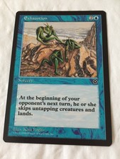 MTG Magic The Gathering - Exhaustion - Portal Second Age - NM