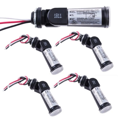 5 LED Control Photocell Sensor Dusk To Dawn Outdoor Swivel Photo Cell Light 120V - Image 1 of 4