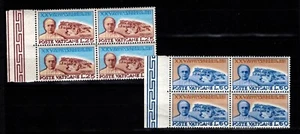 VATICANO 1954 25º anniversario dei patti lateranensi in quartina con bordo MNH** - Picture 1 of 1
