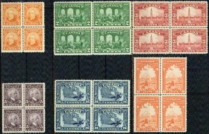CANADA -1927– 60TH ANN. OF CONFEDERATION BLOCKS OF 4- F-VF** - Picture 1 of 1