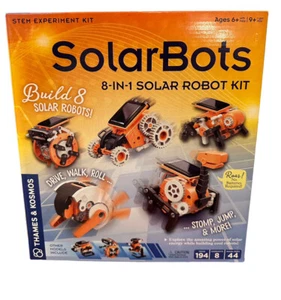 Solar Bots 8 in 1 Solar Robot Kit STEM Experiment Thames & Kosmos. NEW FREE SHIP - Picture 1 of 2
