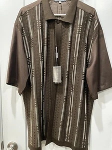 The Original Silver Silk Toffee XL Style #2927 Men’s Classic Leisure Ware Shirt - Picture 1 of 8