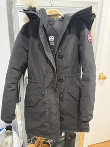 Canada Goose Women’s Rossclair Parka  - Black Size XS - Picture 1 of 5