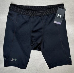 NWT Men’s L Under Armour UA Shorts Compression RUSH SmartForm Long Heatgear NEW - Picture 1 of 8