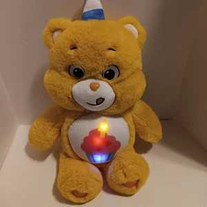 2021 Birthday Care Bear, Plush, battery operated, works, used, 14" - Picture 1 of 22
