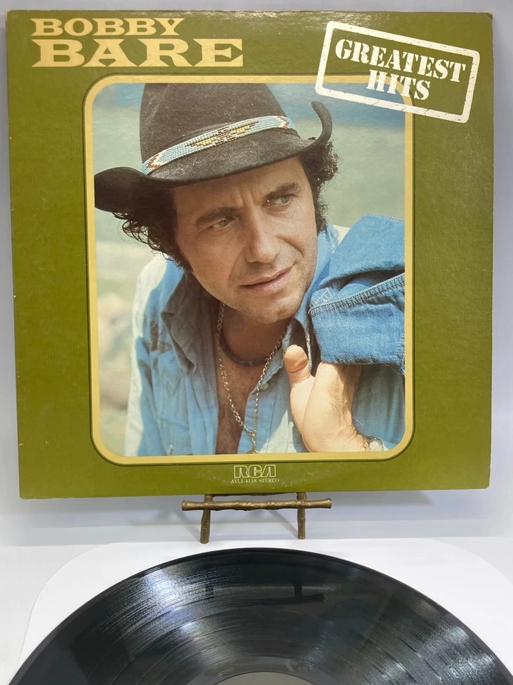 Bobby Bare Greatest Hits Vintage Vinyl LP 1975 RCA Record AYL1-4118 - Image 1 of 4
