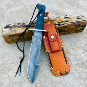 Custom Handmade Jagdmesser 1095 Carbonstahl Full Tang Messer Micarta Griff - Bild 1 von 1