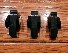 LEGO Micromob Enderman Minifigures - 21107 MINECRAFT - Lot of 3