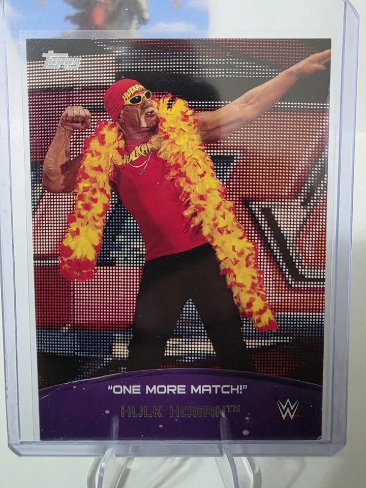 2015 Topps WWE - Crowd Chants One more Match! Hulk Hogan #8 - Image 1 of 2