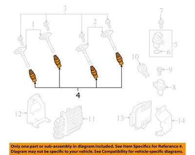 英菲尼迪NISSAN原始设备制造商11-13 M56 5.6L-V8点火-火花插头224011LA1C — 第 1/2 张图片