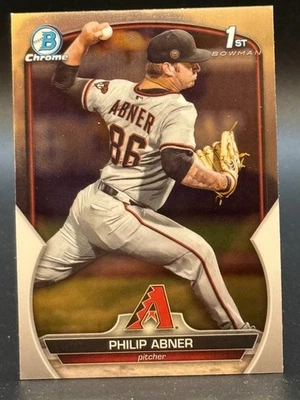 2023 Bowman Draft Chrome 1st #BDC-165 Philip Abner Diamondbacks - Image 1 of 2