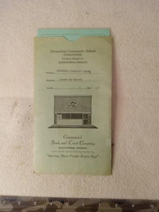 Vintage 1967/8 Alexandria IN Public Elem School  Grade 5 Report Card - Picture 1 of 6