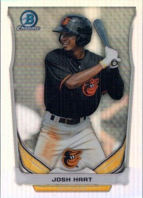 2014 Bowman Draft Josh Hart Prospect Refractor Baltimore Orioles #CTP-57 - Image 1 of 2