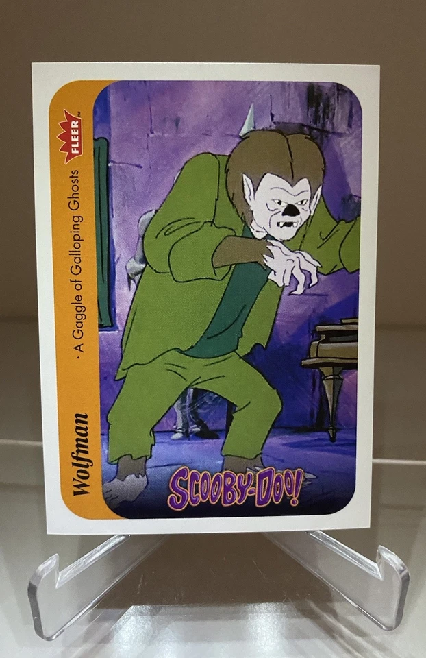 Fleer 2025 Scooby Doo! - Wolfman 1986-87 BASKETBALL ALL-STAR STICKER - #17 of 35 - Image 1 of 2