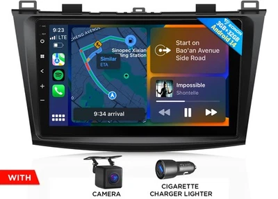 Eonon 9" M3BLX7 Android 14 Car Head Unit GPS Stereo Radio For Mazda 3 2012 2013 - Image 1 of 4