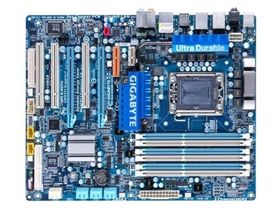 GIGABYTE GA-EX58-UD4 Motherboard Intel X58 DDR3 LGA 1366 ATX w/ IO Shield - Image 1 of 4