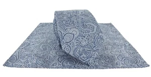 Michelsons of London Complex Paisley Tie & Pocket Square Set - Picture 1 of 12