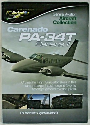 PC AVIATOR "CARENADO PA-34T SENECA 2" PC FLIGHT SIMULATOR GAME - Image 1 of 3