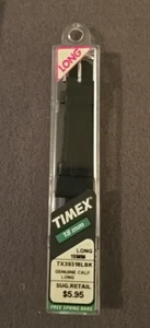 Nuova fibbia Timex donna vera pelle marrone vitello 18 mm tono argento TX39318LBK - Foto 1 di 2