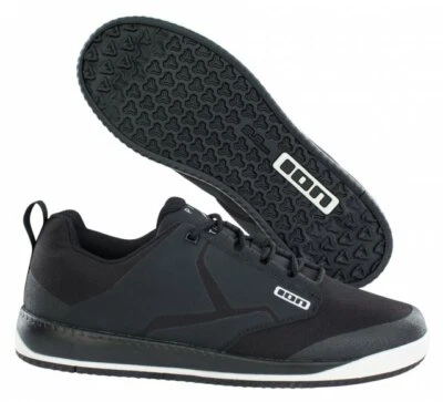 Zapatos ION Scrub SS20 - Negros - Bicicleta de Montaña Pedal Plano Ciclismo MTB