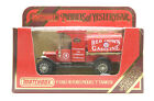 Matchbox modèles d'hier année Y3 - 1912 Ford modèle T Tanker - essence couronne rouge