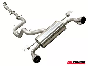 Ford Focus RS Mk2 Mongoose Full Turbo Back Sistema de escape inoxidable con Decat - Imagen 1 de 2