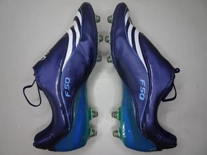 Adidas +F50 Tunit Blue Navy Soccer Cleats Size MENS 11 US F50 - Picture 1 of 17