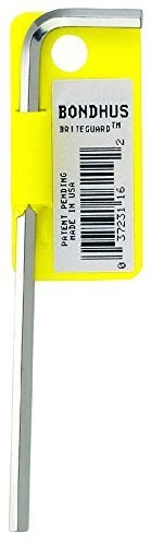 Bondhus 16101 .035" Hex Tip Key L-Wrench with BriteGuard Finish, 10 Piece - Image 1 of 1