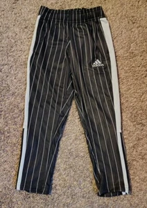 New Adidas Youth Black & Teal 2xs Football Tapered Leg Pants  - Picture 1 of 4