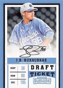 J.B. Bukauskas signed Baseball Card UNC 2017 Panini Contenders Draft Rookie #44