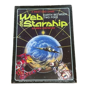 Web and Starship Game - Earth Between Two Foes by West End Games - Complete 🐙 - Picture 1 of 12