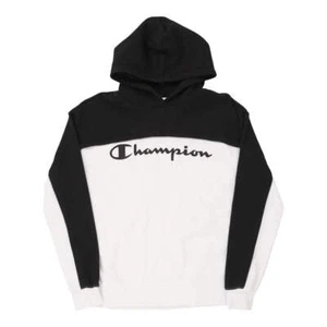 Age 15-16 Champion Spellout Hoodie - 2XL Block Colour Cotton Blend - Picture 1 of 8