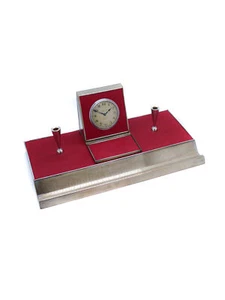 Waltham Very rare Waltham 8 days clock art deco fountain pen holder - Picture 1 of 10