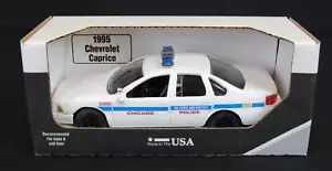 Chevy Caprice Cruiser 1995 modelo a escala 1:24 policía de Chicago sin usar, en caja MZ713 - Imagen 1 de 5