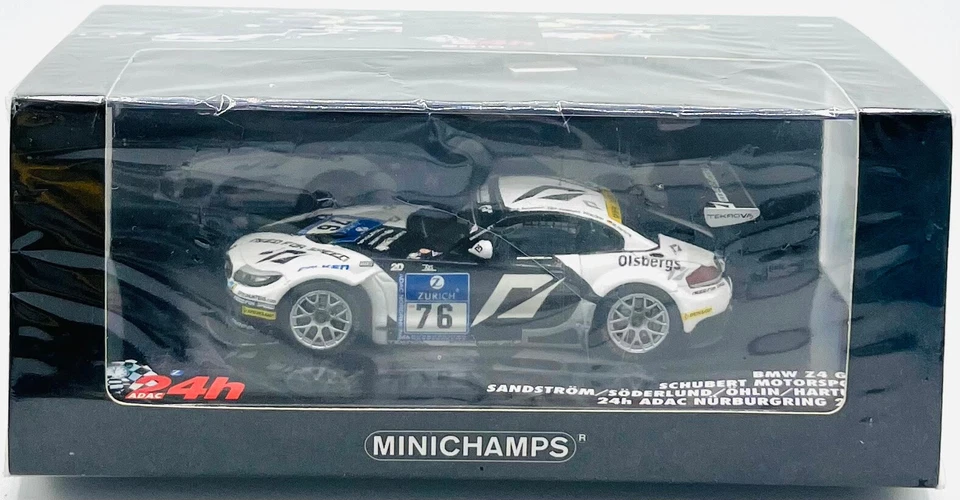 EBOND BMW Z4 GT3 - 24h Adac Nurburgring 2010 - MiniChamps - 1:43 - 0476 - Immagine 1 di 1