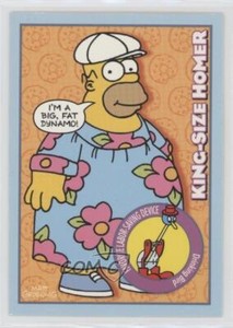2001 Inkworks Simpsons Mania! Promos Homer Simpson King-Size Homer #P1 0ba6