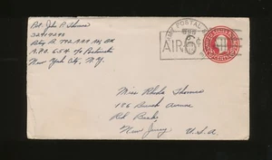48 - Post WWII APO 654 HQ, 9th Armored Group, England. APO 595 Cancel - Picture 1 of 1