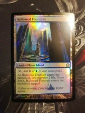 Hallowed Fountain FOIL Magic The Gathering MTG Card - RTR - Cheap Discounts!
