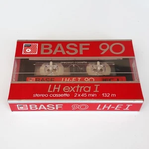 Audio Cassetta BASF LH Extra I 90 - Musicassetta Sigillata - no Tdk o Sony MAG - Zdjęcie 1 z 2