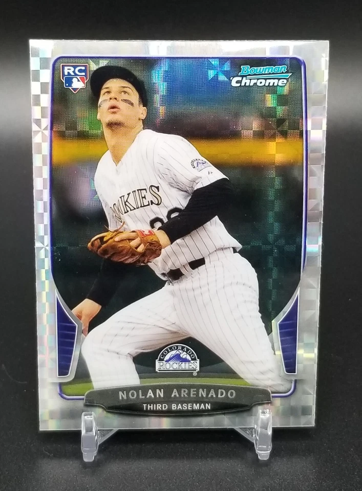 Nolan Arendado 2013 Bowman Chrome Rookie RC Xfractor - Image 1 of 2