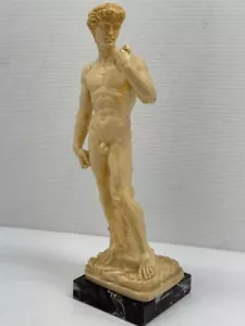 Vintage A. Santini - David Of Michaelangelo Statue Signed - Italy 8.5” - Picture 1 of 12