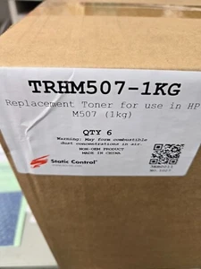 TRHM507 (6) 1,000 gram bottles of toner for use in CF258A/X toner cartridge - Picture 1 of 2