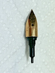 14k Parker VP Nib Unit, # 65 Fine Point, NOS, c1960s, Made in USA - Picture 1 of 2
