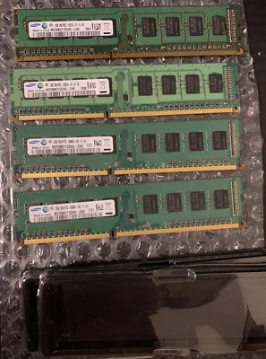 8GB RAM Kit Samsung 4x2 GB 240-pin PC3-10600 (DDR3-1333) - Image 1 of 3