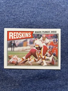 🔥1987 Topps Football Card Rogers Plunges Ahead #63 Nm-Mt Washington Redskins🔥 - Picture 1 of 2
