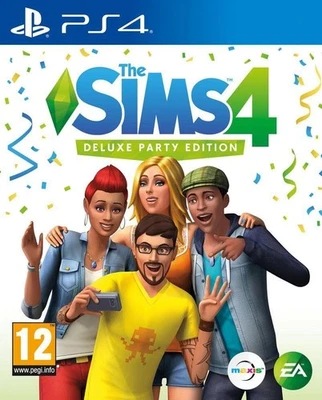 Die Sims 4 Deluxe Party Edition PS4 Sony Playstation [Neu: Versiegelt in Plastik] - Bild 1 von 4