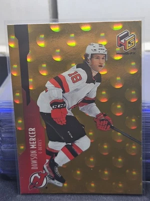21-22 Upper Deck Dawson Mercer HoloGR-FX Rookie 🪙🪙🪙 Gold Variant 1:60 Pull - Image 1 of 2