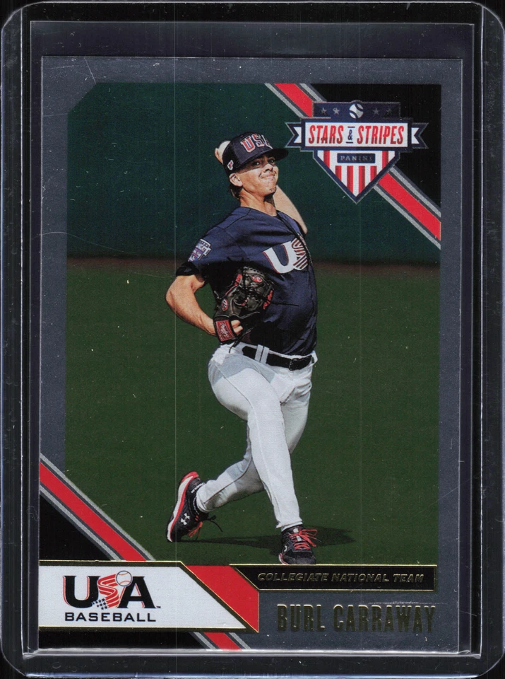 2020 Panini USA Stars & Stripes Retail #15 Burl Carraway - Image 1 of 2