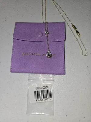 NEW Melinda Maria Delicate Lariat/Diamondette Necklace  - Image 1 of 4